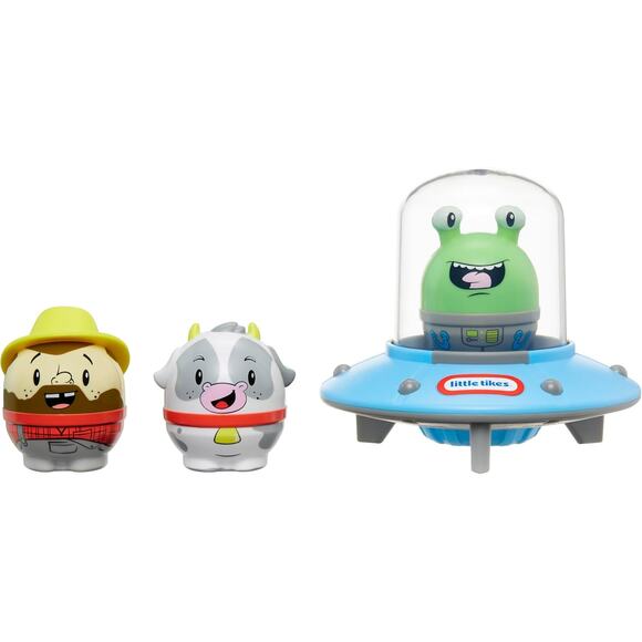 Little Tikes Toddle Tots Far Out Farm Toddler Playset Spaceships 3 Characters - Picture 2 of 8